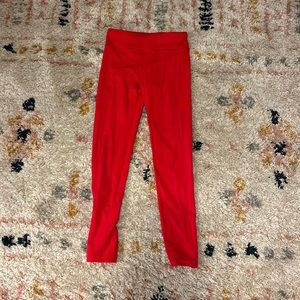 Athleta girl red leggings